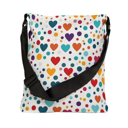 Polka Dot Hearts - Tote Bag