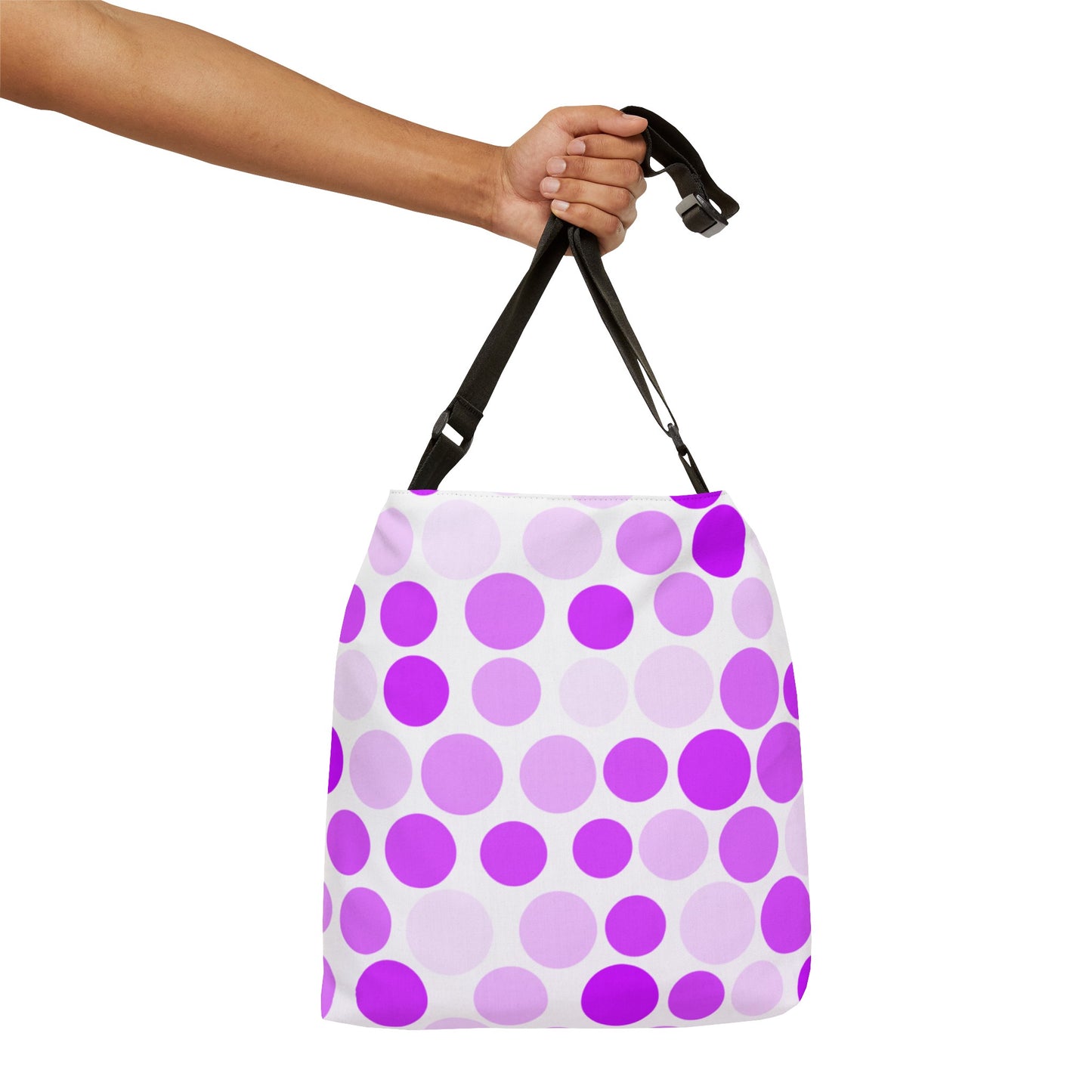 Shades of Purple Polka Dots - Tote Bag