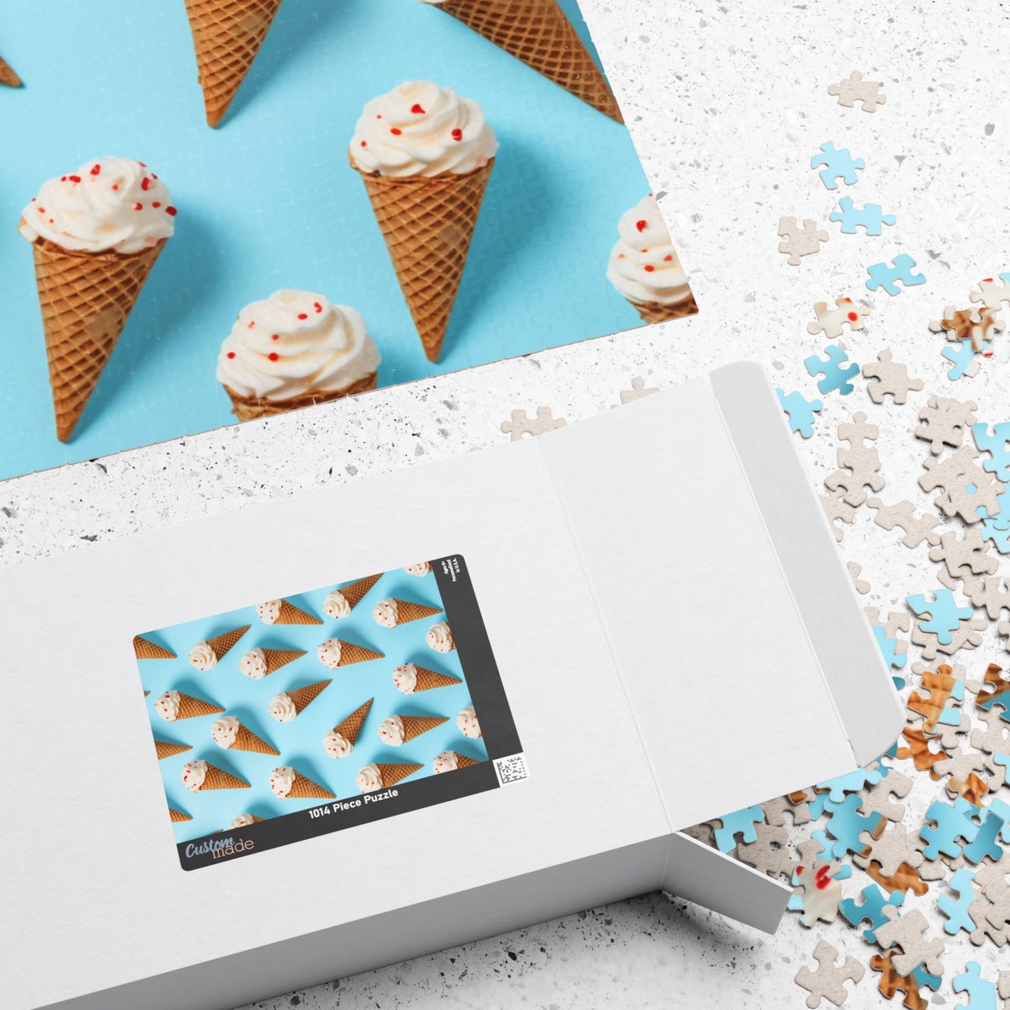 Ice Cream Cones - 1014-Piece Jigsaw Puzzle
