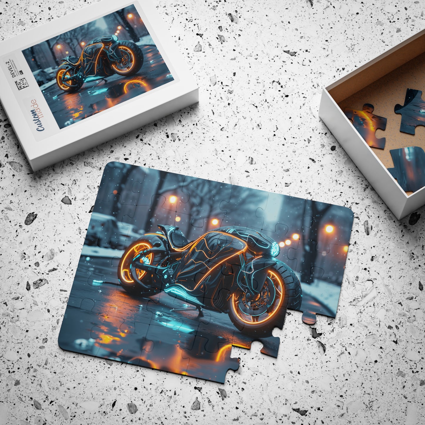 The Neon Motorbike - 30-Piece Kids Jigsaw Puzzle