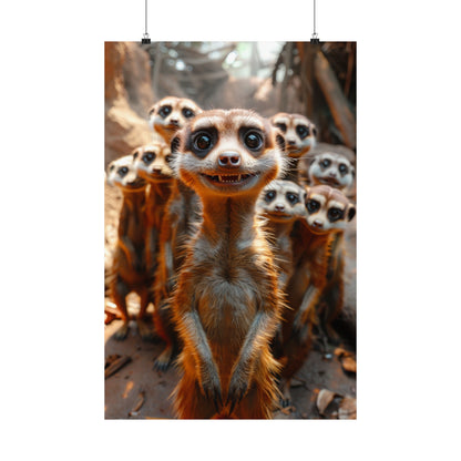 Max The Meerkat - Physical Print Stunning Premium Poster