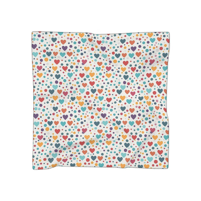 Polka Dot Hearts Scarf