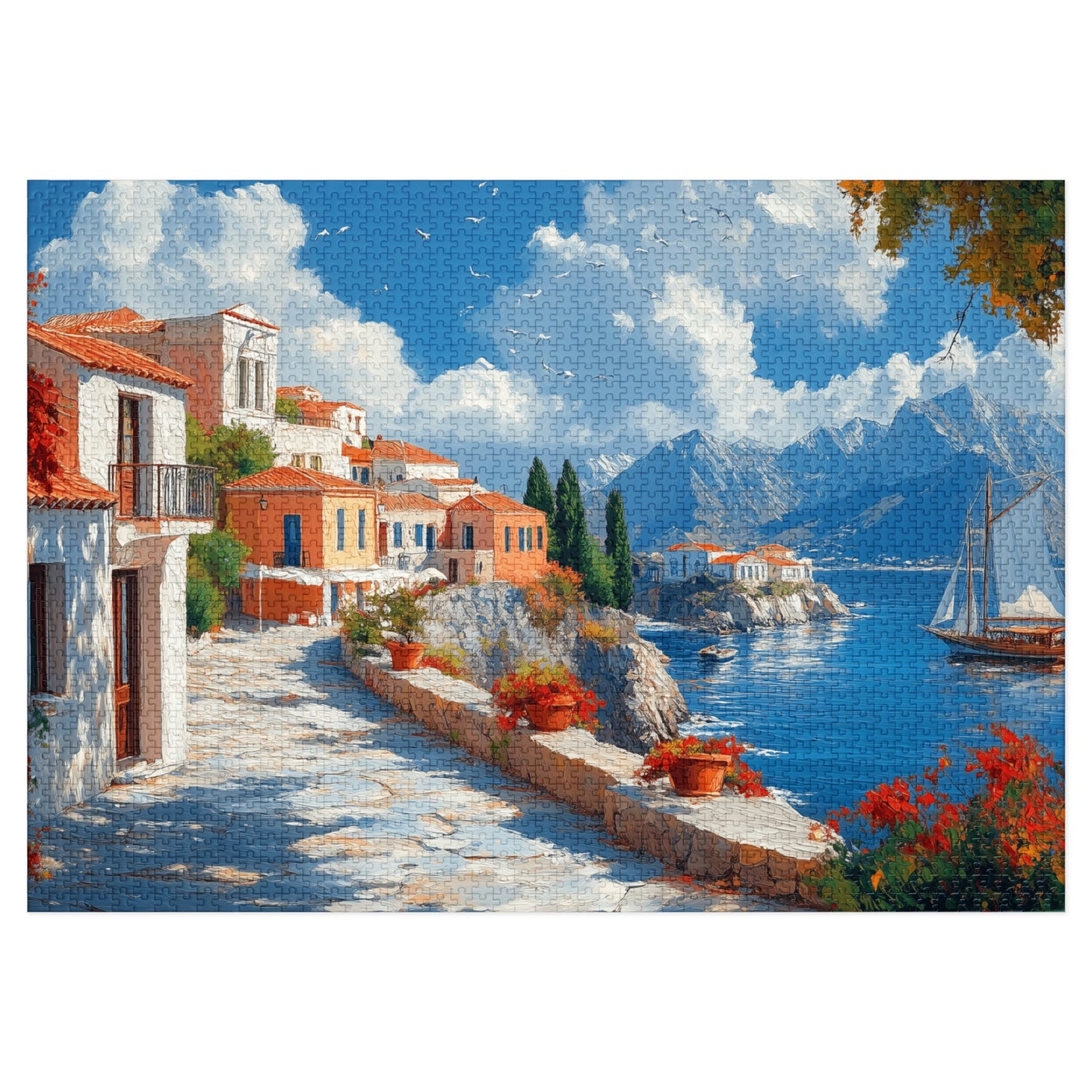 Mediterranean Paths - 2000-Piece Jigsaw Puzzle