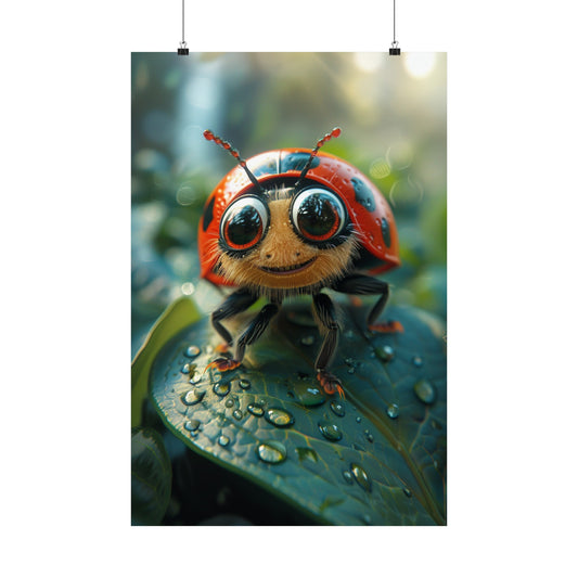 Loz The Lady Bug - Physical Print Stunning Premium Poster