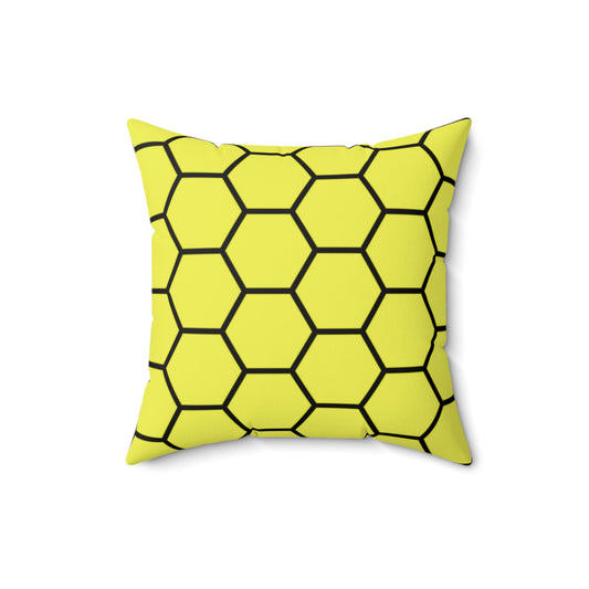 Yellow Honeycomb - Pillowcase & Pillow