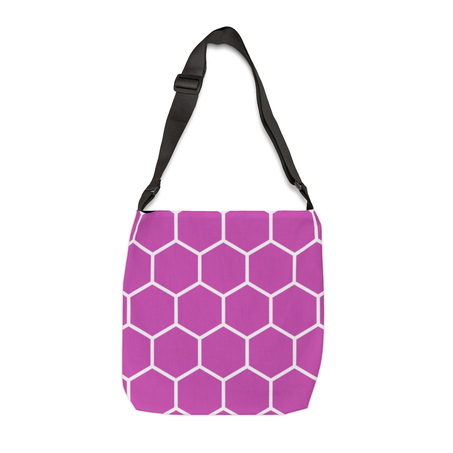 Light Purple and White Honeycomb - Tote Bag