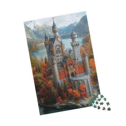 An Interpretation of Neuschwanstein Castle - 1014-Piece Jigsaw Puzzle