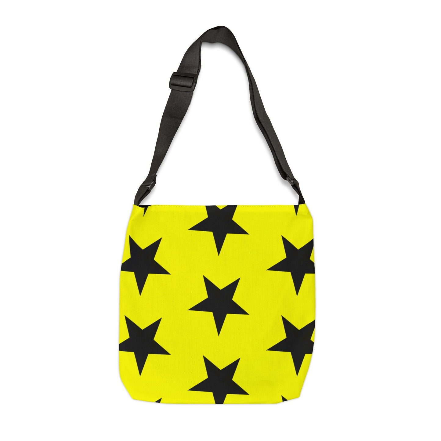 Black Stars on Yellow - Tote Bag