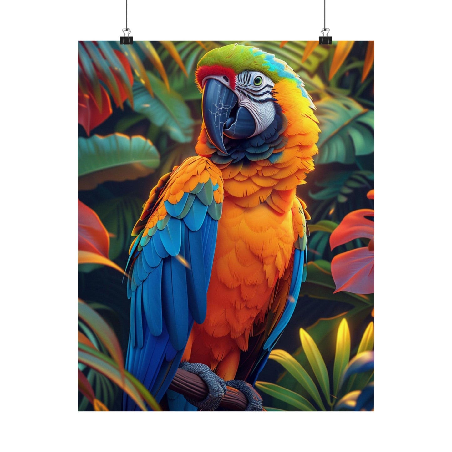 Majestic Macaw - Physical Print Stunning Premium Poster