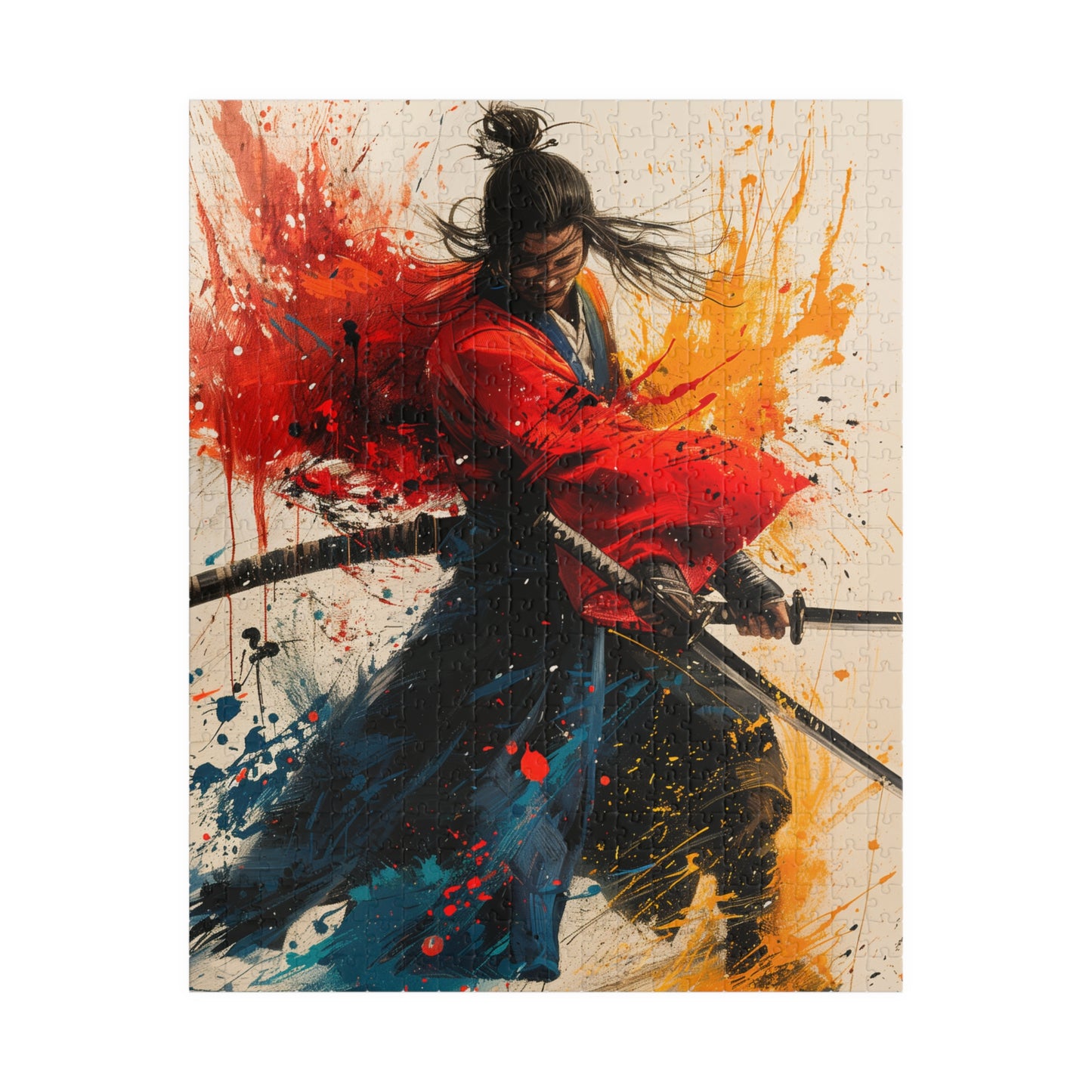 The Ronin - Premium Puzzle Available in 110, 252, or 520 Pieces for Puzzle Lovers