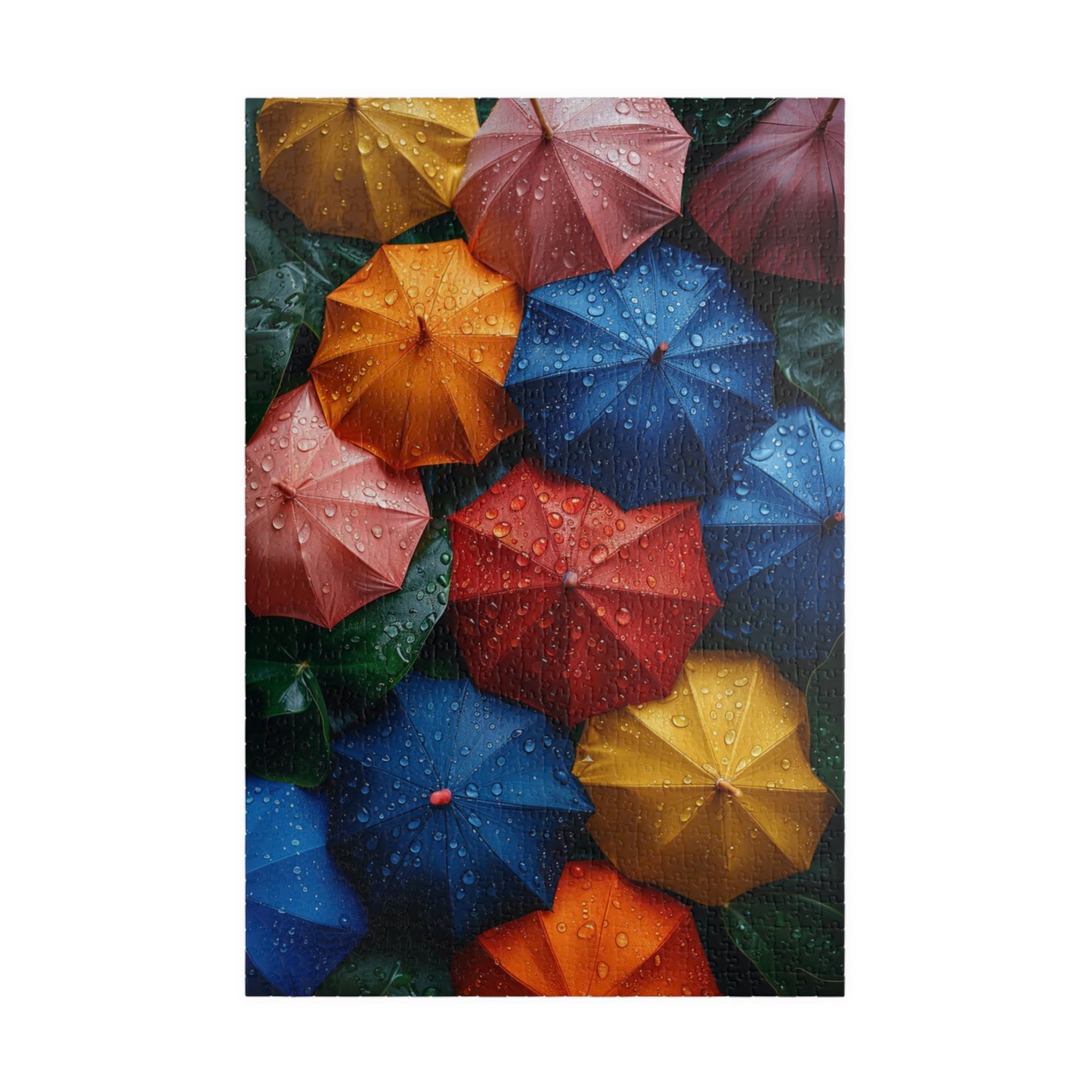 Colourful Umbrellas - 1014-Piece Jigsaw Puzzle