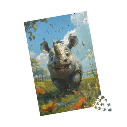 Rumbles The Rhino - 1014-Piece Jigsaw Puzzle