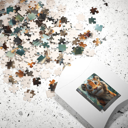 Timmy The Tiger - Premium Puzzle Available in 110, 252, or 520 Pieces for Puzzle Lovers