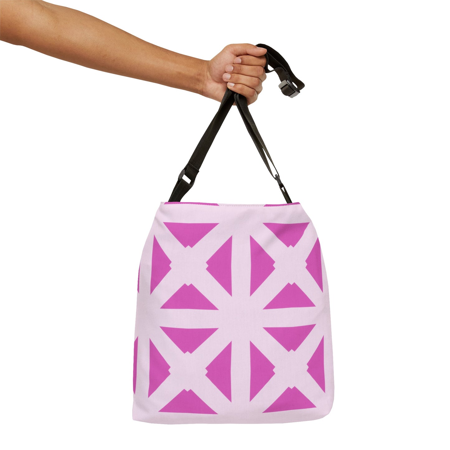 Shades of Pink Bold Lattice - Tote Bag