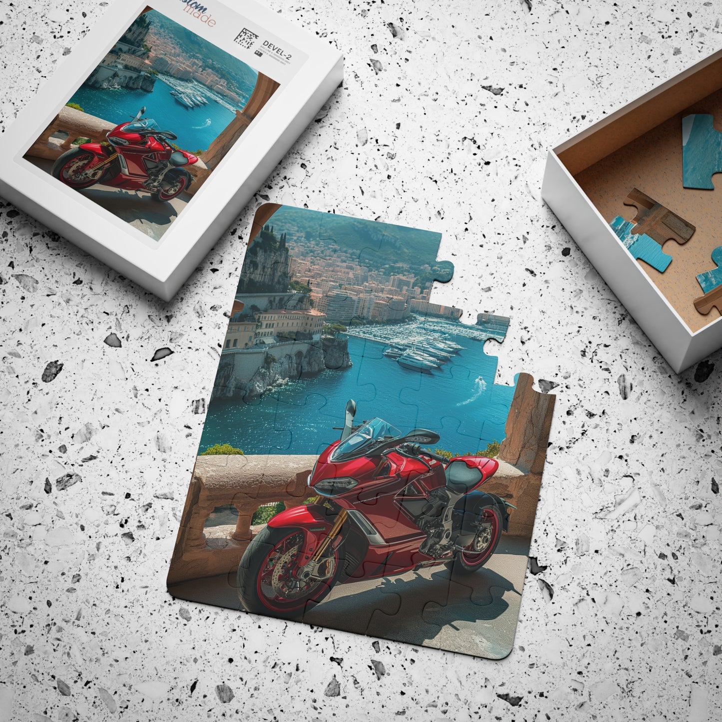 Motorbike in Monaco - 30-Piece Kids Jigsaw Puzzle