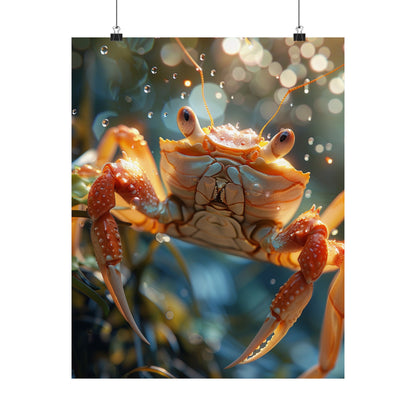 Claws The Crab - Physical Print Stunning Premium Poster