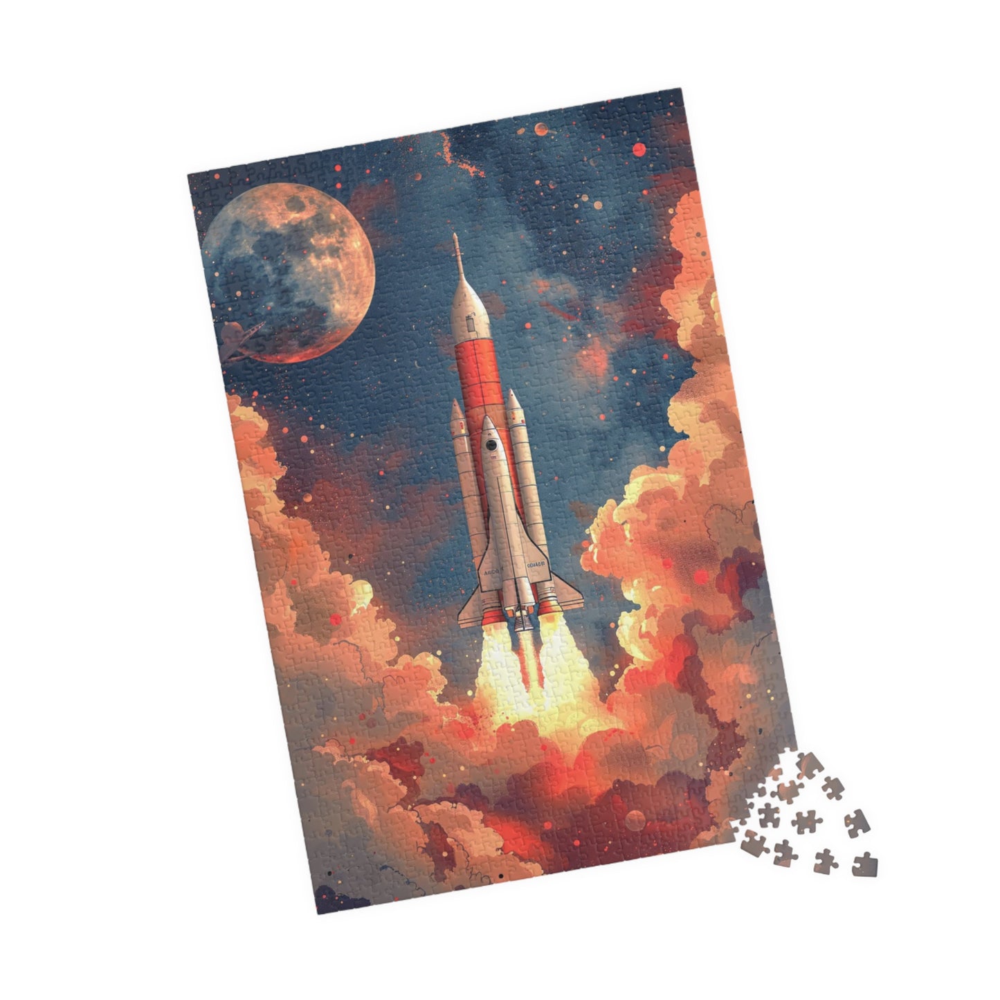 Rocket Ship - 1014-Piece Jigsaw Puzzle