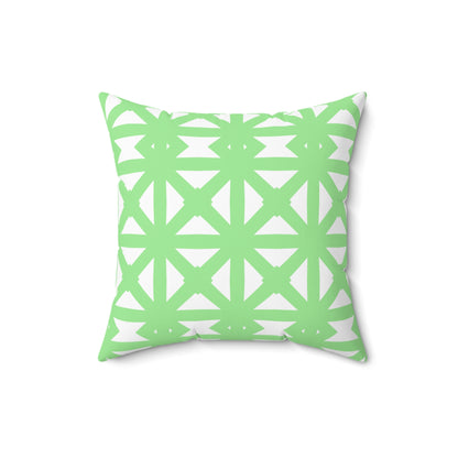 Green Bold Lattice - Pillowcase & Pillow