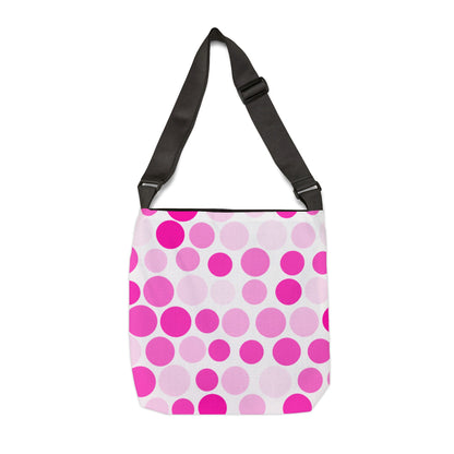 Shades of Pink Polka Dots - Tote Bag