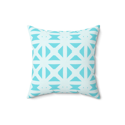 Turquoise Bold Lattice - Pillowcase & Pillow