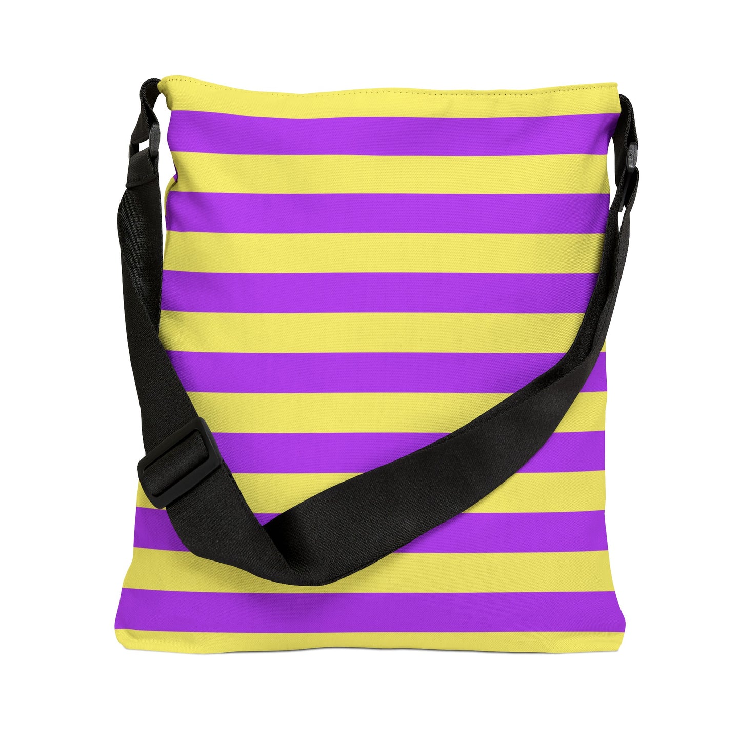 Purple & Yellow Stripes - Tote Bag