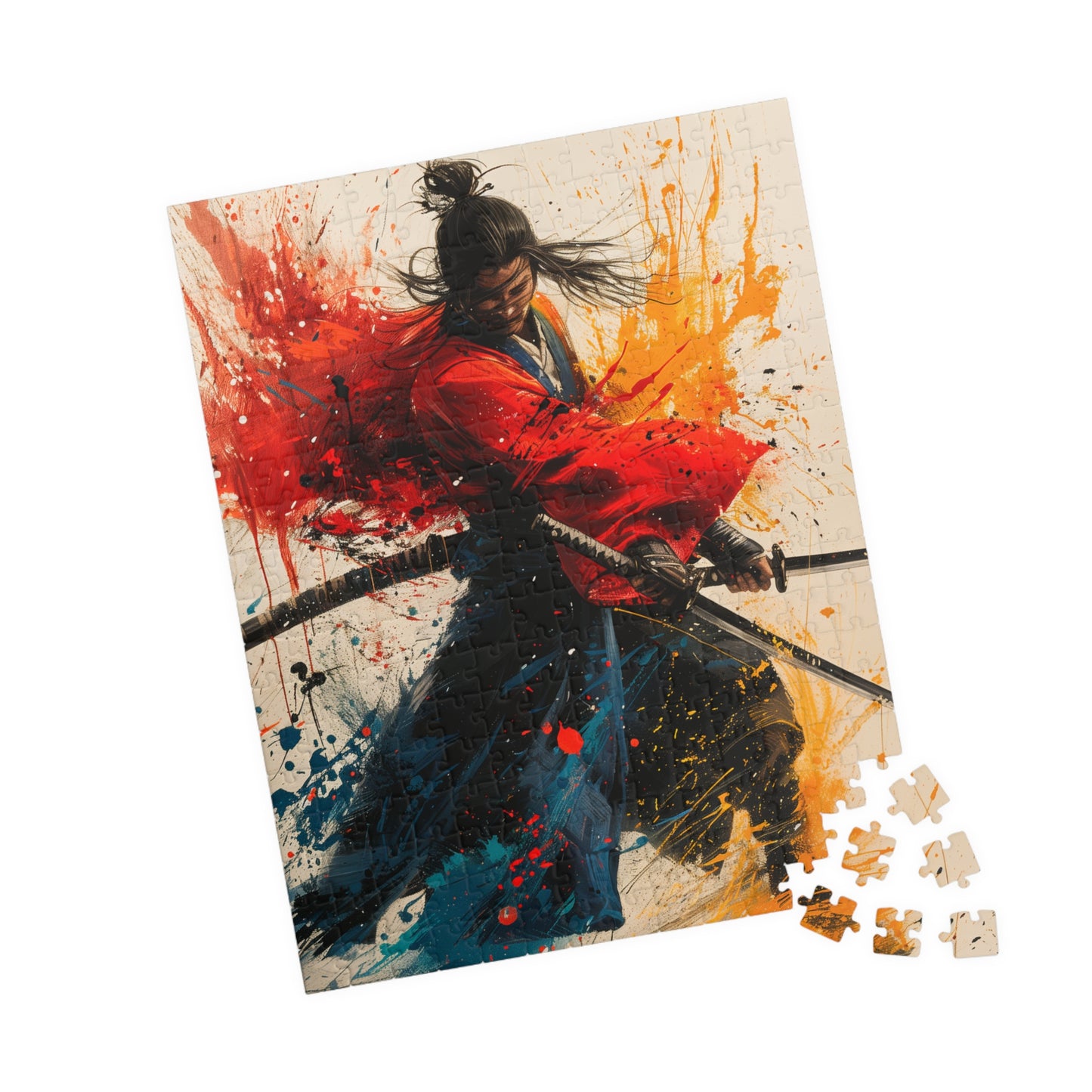 The Ronin - Premium Puzzle Available in 110, 252, or 520 Pieces for Puzzle Lovers