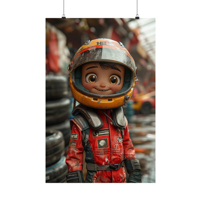 Mick The Rookie Racer - Physical Print Stunning Premium Poster