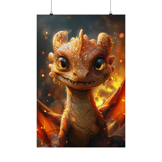 The Dragoness - Physical Print Stunning Premium Poster