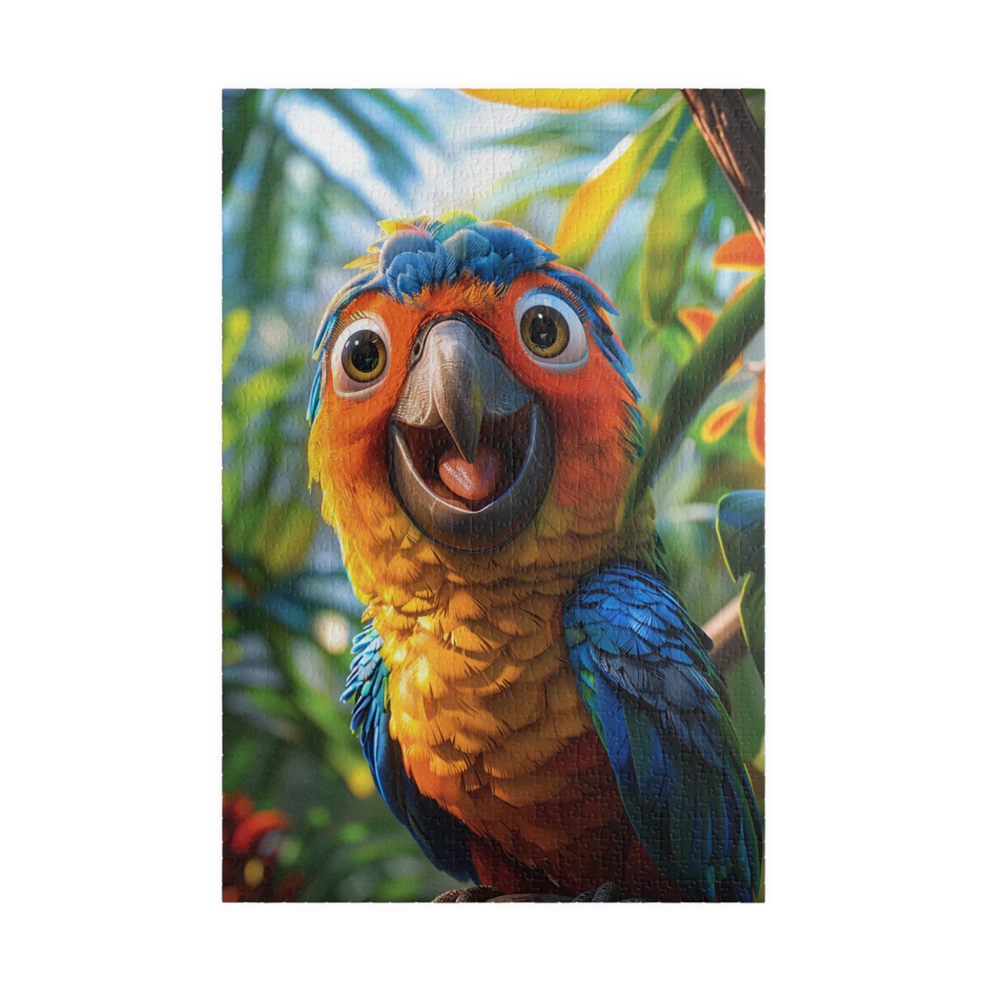 Flutter The Parrot - 1014-Piece Jigsaw Puzzle