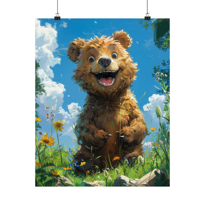 Benny The Bear - Physical Print Stunning Premium Poster