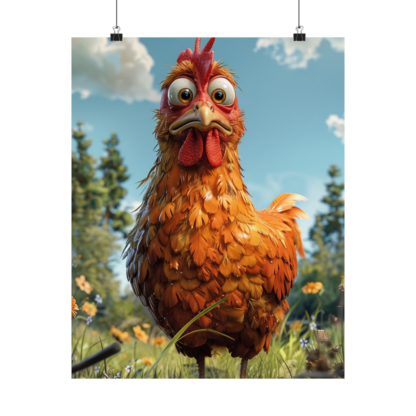 Chuck The Chicken - Physical Print Stunning Premium Poster