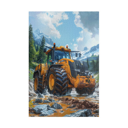 Yellow Tractor - 1014-Piece Jigsaw Puzzle