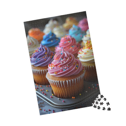 Tray of Cupcakes - 1014-Piece Jigsaw Puzzle