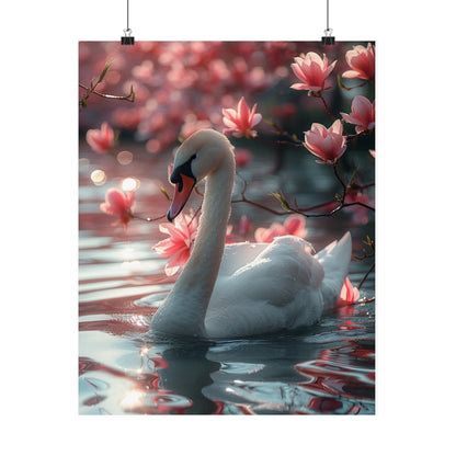 Feather The Swan - Physical Print Stunning Premium Poster