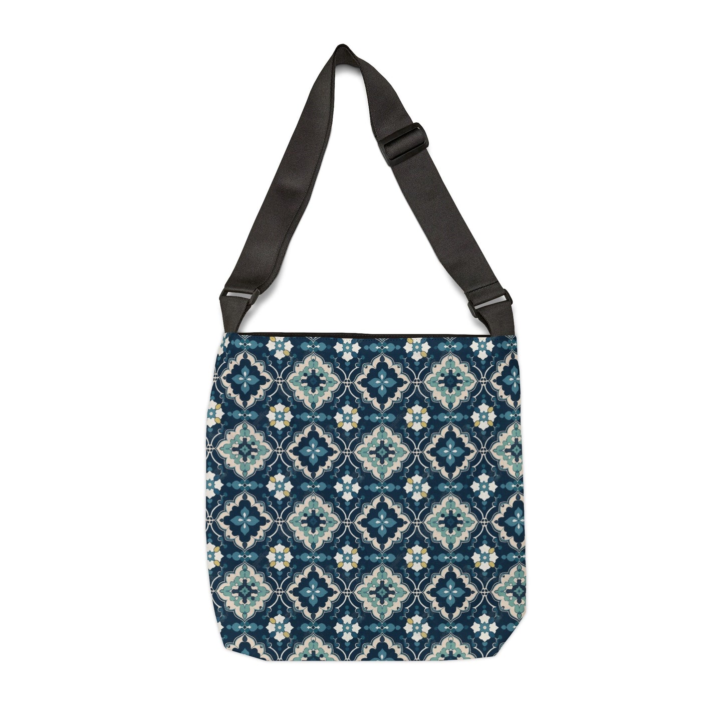 Quatrefoil Print Blue - Tote Bag