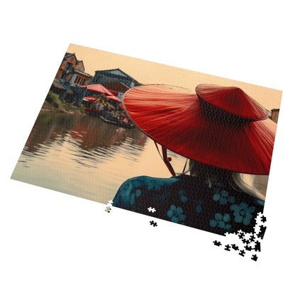 Tourist in Vietnam - 2000-Piece Jigsaw Puzzle
