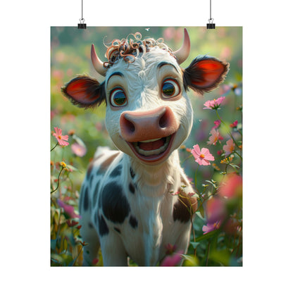 Chloe The Cow - Physical Print Stunning Premium Poster