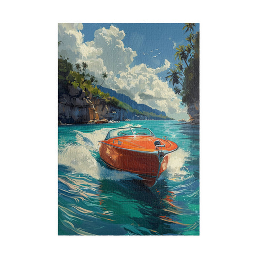 Making Waves Speed Boat - 1014-Piece Jigsaw Puzzle