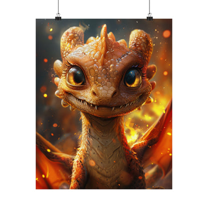 The Dragoness - Physical Print Stunning Premium Poster