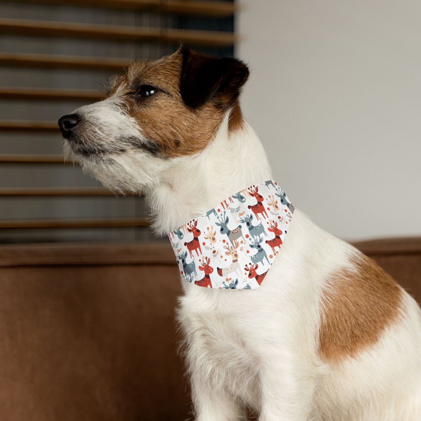 Christmas Reindeers - Pet Bandana Collar