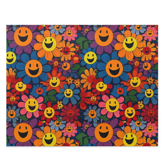 Smiling Sunflowers - 500-Piece Jigsaw Puzzle