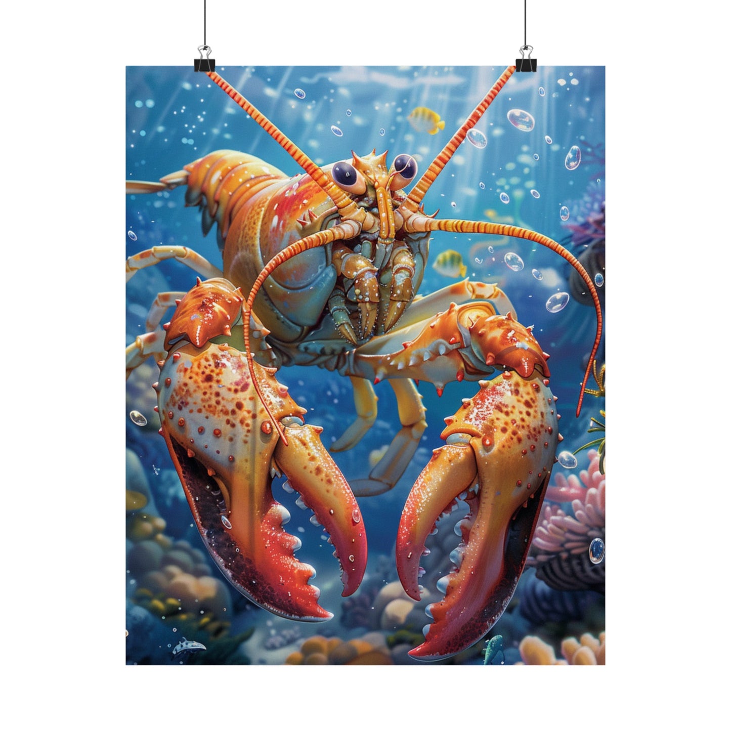 Larry The Lobster - Physical Print Stunning Premium Poster