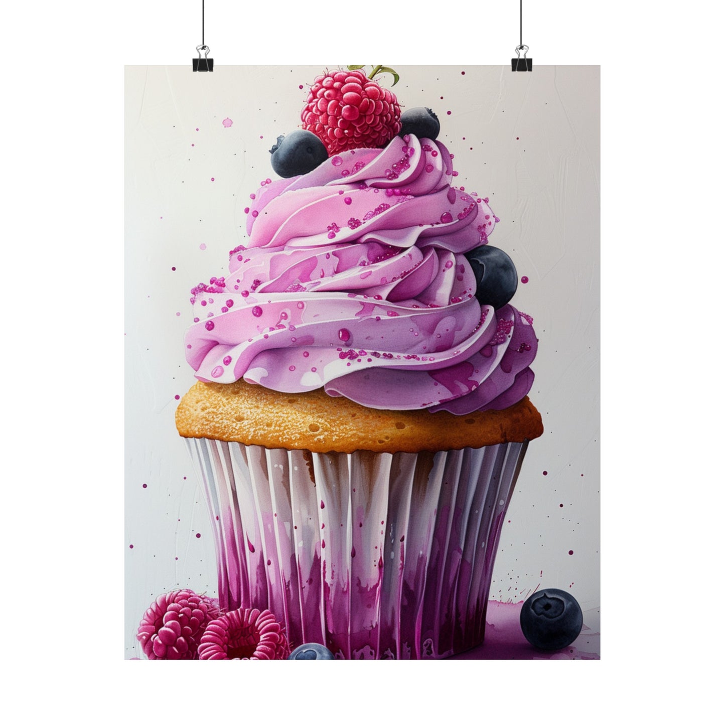 Delicious Cupcake - Physical Print Stunning Premium Poster