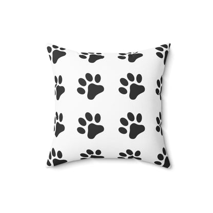 Paw Print on White - Pillowcase & Pillow