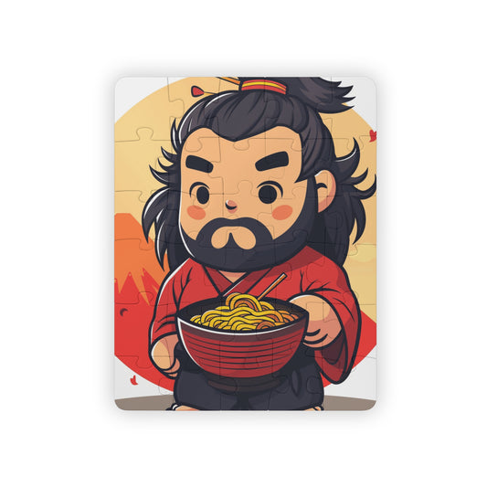 Sumo Eating Noodles - 30-Piece Kids Jigsaw Puzzle