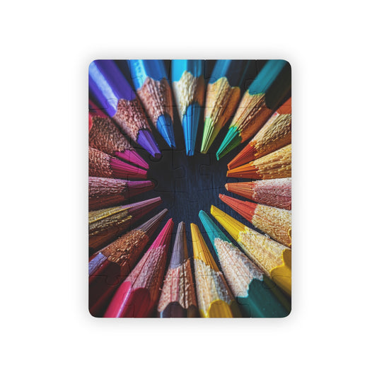 Pencils In A Circle - 30-Piece Kids Jigsaw Puzzle