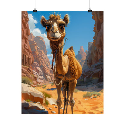 Coco The Camel - Physical Print Stunning Premium Poster