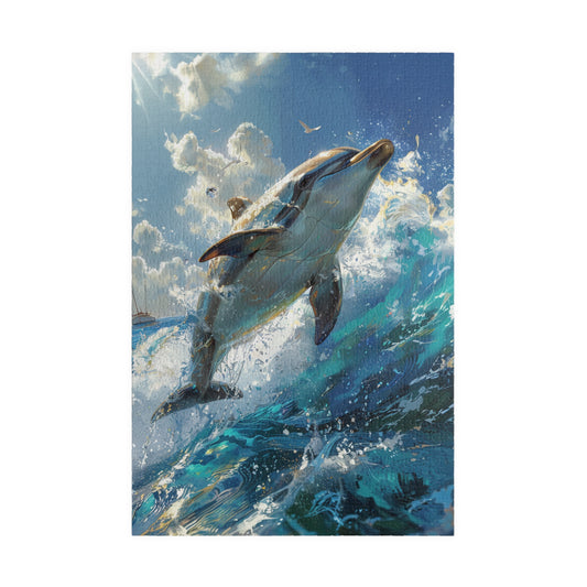 Daphne The Dolphin - 1014-Piece Jigsaw Puzzle