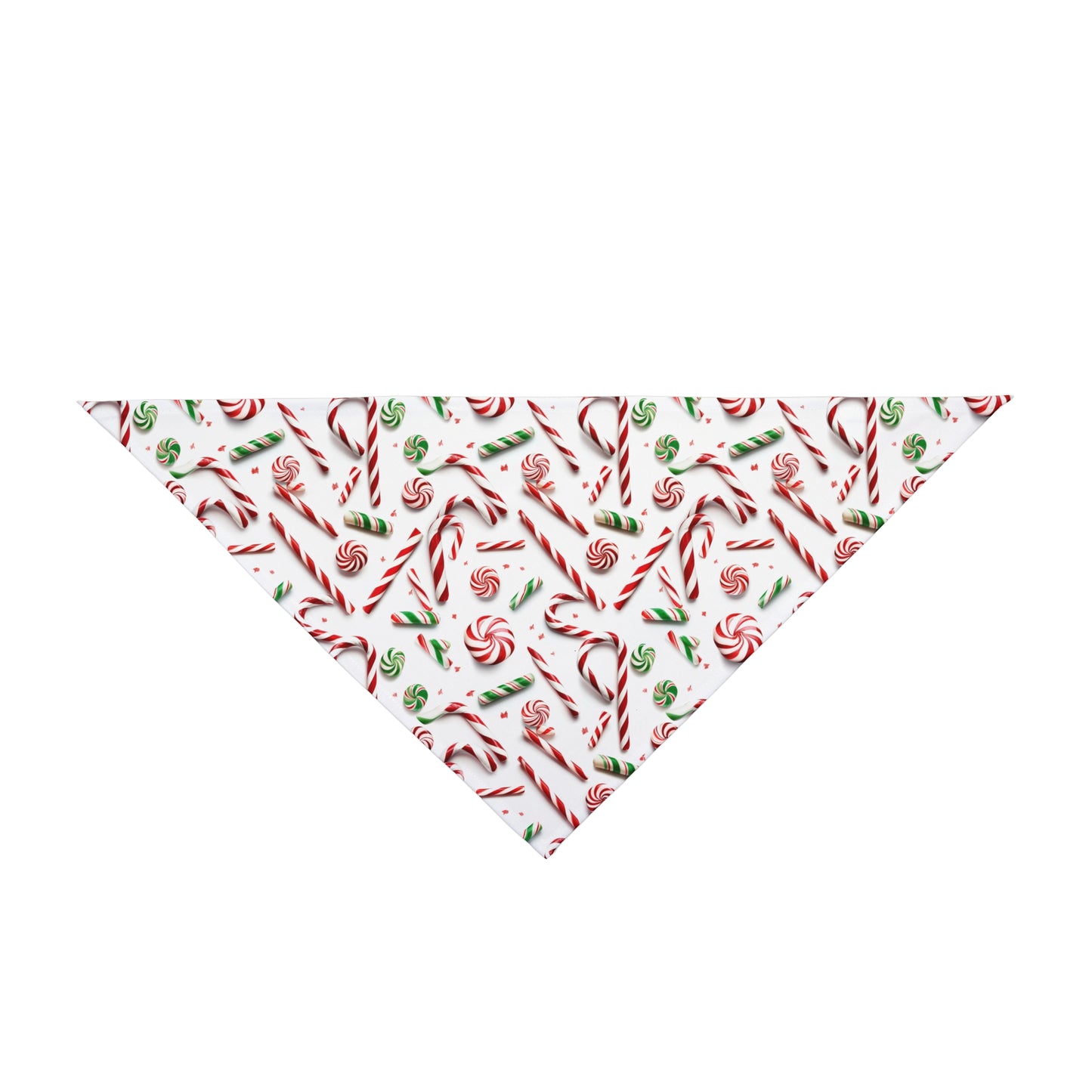 Christmas Candy Canes - Tie Up Pet Bandana