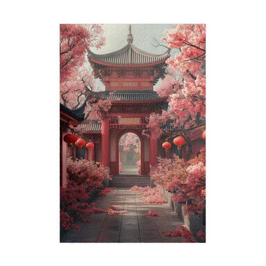Pathway in Bloom - 1014-Piece Jigsaw Puzzle